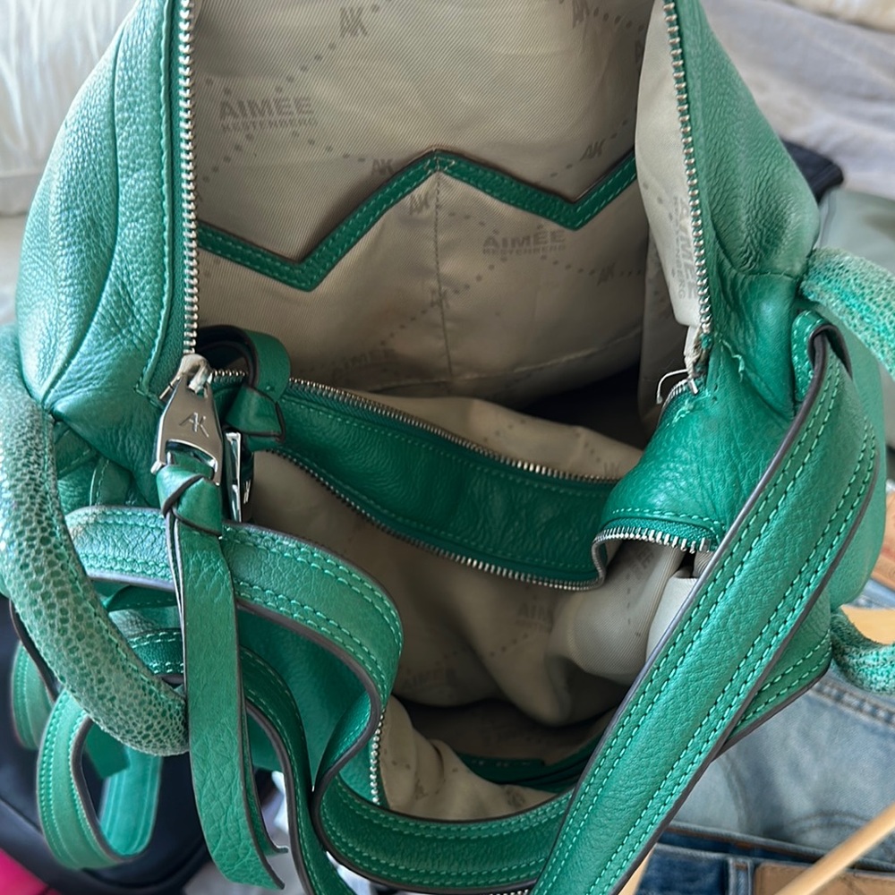 Aimee Kestenberg Emerald Green Shoulder Bag - Picture 9 of 9